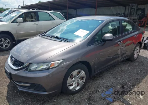 2013 Honda Civic Lx from USA, damaged, VIN 19XFB2F54DE036192